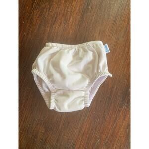 I Play white baby swim diaper
